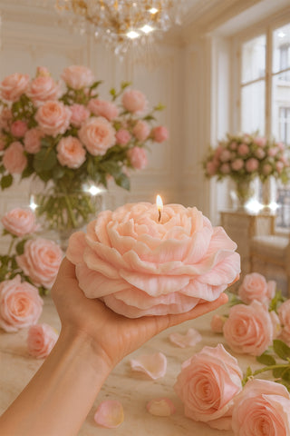 Blooming Peony Candle - XXL