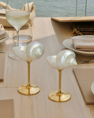 Seashell Enchanté Cup™️ Set of 2 in Gold