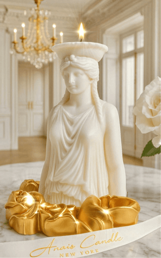 Athens Caryatid Candle