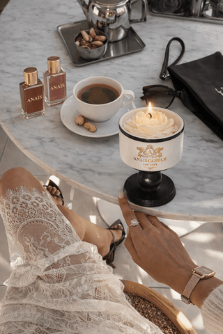 Jardin de Soie Candle is the perfect art decoration for artistic people