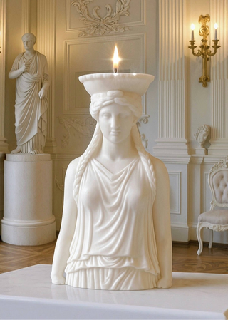 Athens Caryatid Candle