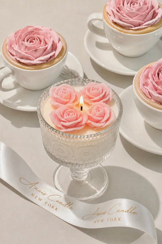La Vie en Rose Candle