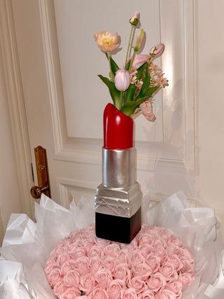 Luxurious Lipstick Resin Vase - XXL