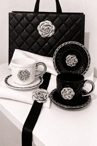 Camellia Haute Tea & Coffee Cup Set designed by Anaïs Candle for Anaïs Drinkware