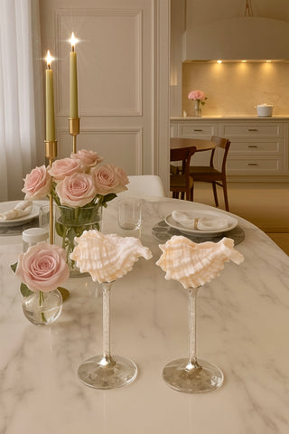 Coppa Sirena Seashell Cup™️ Set of 2 in Crystal