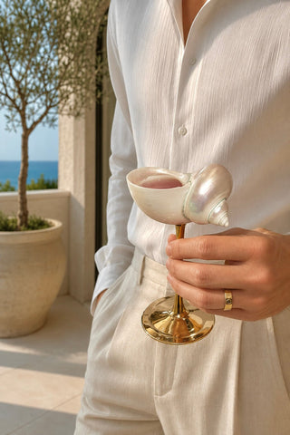 Seashell Enchanté Cup™️ Set of 2 in Gold