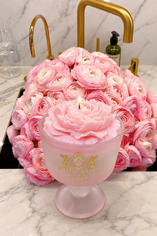La Belle Peony Candle