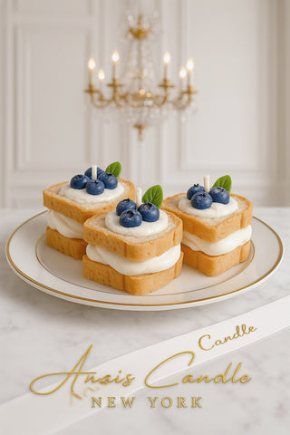 Blueberry French Toast Candle is the perfect art decoration for 5-star hotels