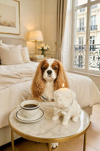 Guardian Glow Bulldog Candle