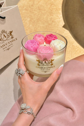 Peony Dream Candle in Parisian Pink - XL