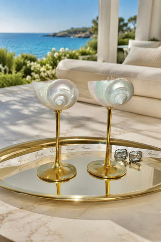 Seashell Enchanté Cup™️ Set of 2 in Gold