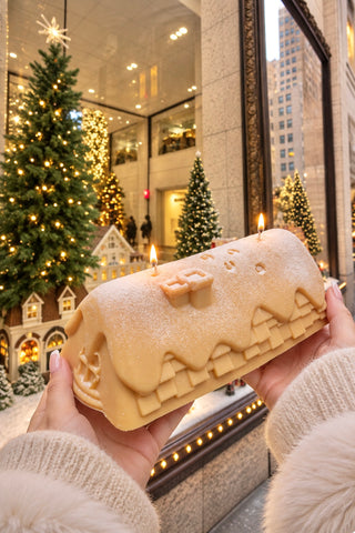 Gingerbread House of Noël Candle – XXL