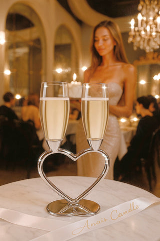 Heart of Eternity Champagne Flute Set of 2