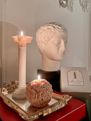 Anaïs Roman Column Present Set by Anaïs Candle, handcrafted with premium beeswax and all-natural soy wax 14.