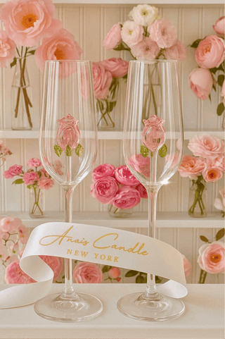 La Vie En Rose Champagne Glass Set of 2™️