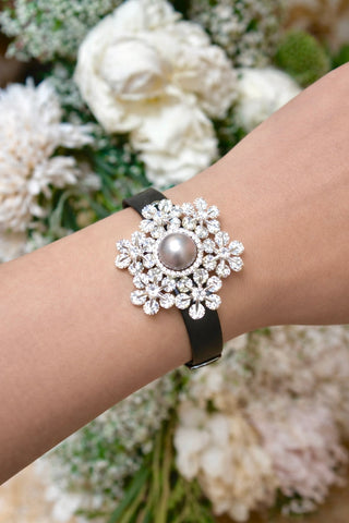 Celestial Bloom Genuine Tahitian South Sea Pearl Bracelet