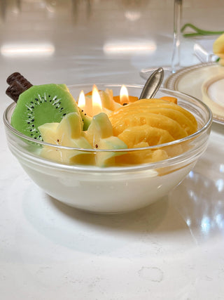 Tropical Fruit Yogurt Bowl Candle - XXL