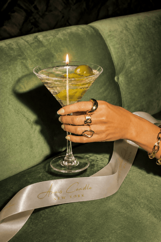 Olive Étoile Martini Candle