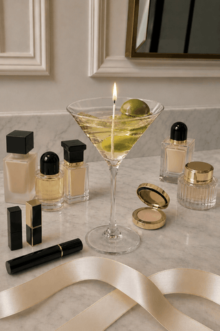 Olive Étoile Martini Candle