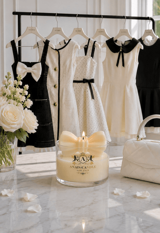 Bijou Bow Tie Candle - XL