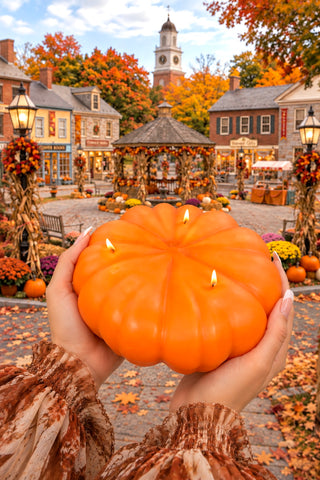 Autumn Heirloom Pumpkin Candle -XXL