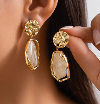 Amber Earrings (Free Gift Offer!)