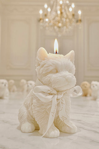 Juego de velas con forma de cachorro de Anaïs 