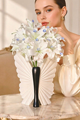 La Muse Butterfly Resin Vase