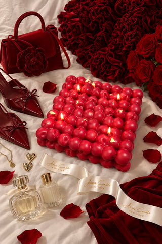 Chérie Cherry 4-Wick Cake Candle – XXL