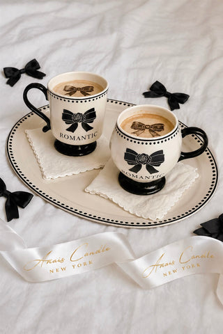 Bow Belle Parisian Ceramic Cup Set of 2