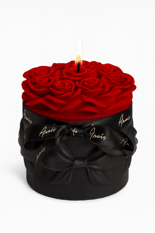 Lavish Rose Bouquet Candle in Lipstick - XXL