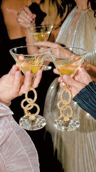 Versailles Bijou Martini Glass Set of 2