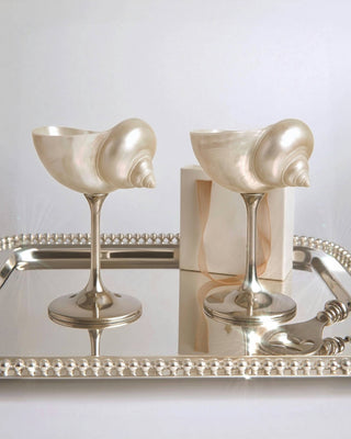 Seashell Enchanté Cup™️ Set of 2 in Silver