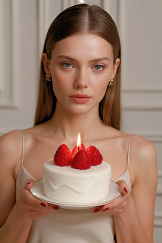 Vela de tarta de fresa de Anaïs 