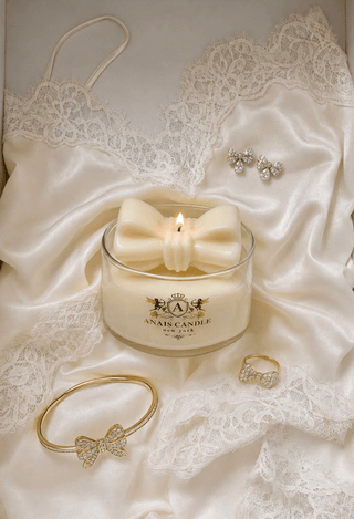 Bijou Bow Tie Candle - XL
