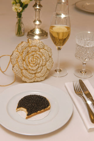 Rosette d’Or Mini Clutch