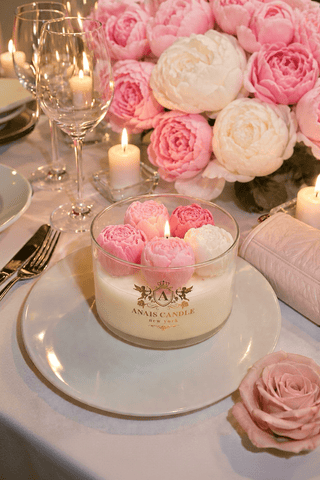 Peony Dream Candle in Parisian Pink - XL
