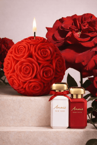 Flower Romance in Lipstick featured in a 5-star hotel lobby