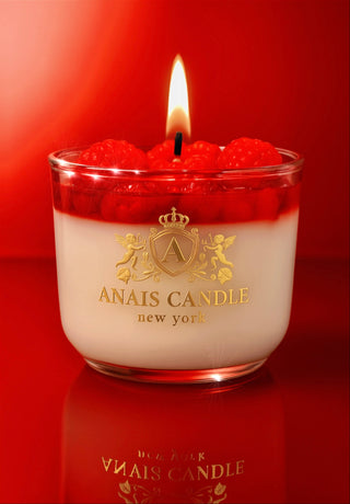 Vela de mousse de frambuesa 