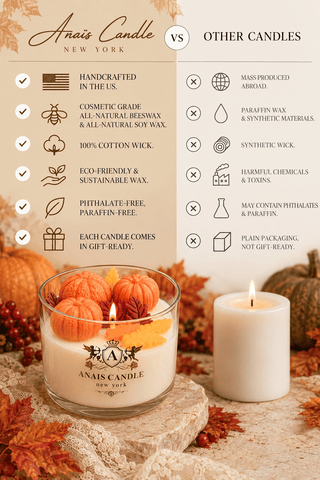 Autumn Leaves & Pumpkins Candle - XL