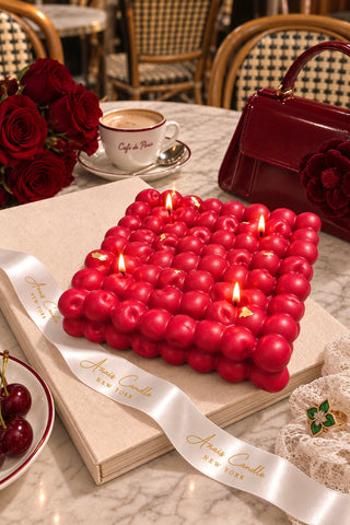 Chérie Cherry 4-Wick Cake Candle – XXL