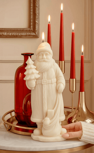 Vela mágica navideña de Papá Noel - XXL 
