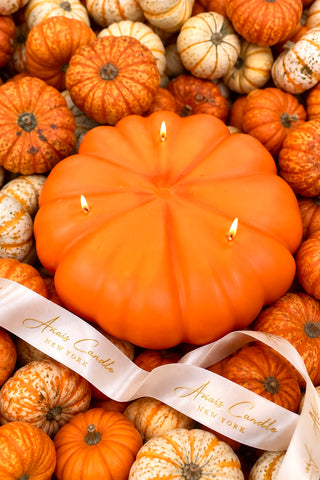 Autumn Heirloom Pumpkin Candle -XXL