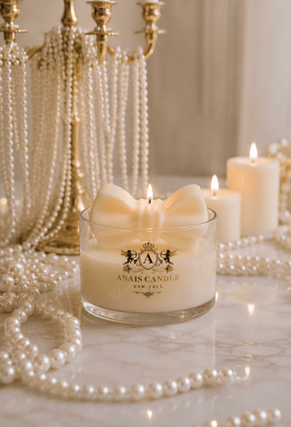 Bijou Bow Tie Candle - XL