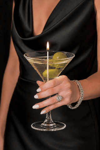Olive Étoile Martini Candle