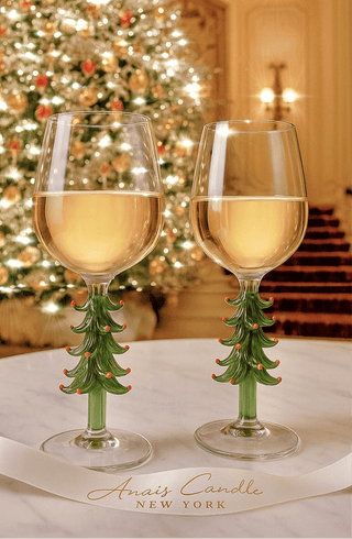 Merry Christmas Wine Flute Set of 2