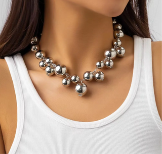 Amanda Pearl Necklace in Silver (Free Gift Offer!)