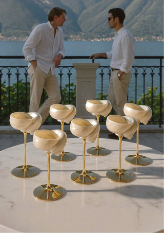 Seashell Enchanté Cup™️ Set of 2 in Gold
