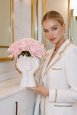 Juego de 2 jarrones de cerámica “Her” y Angelica 