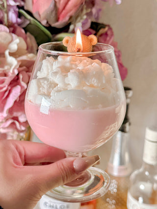 Bear & Pink Drink Candle 5.